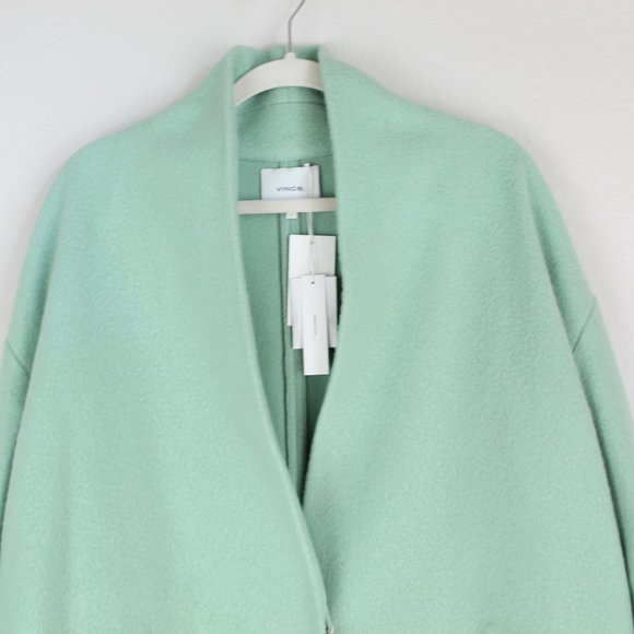 NWT Vince Wool Coat- Wool Single Button Shawl Collar - Picture 5 of 16